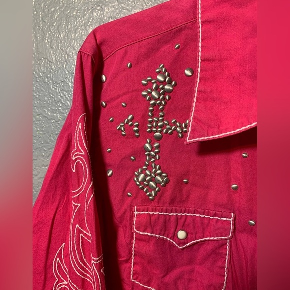 ARIAT Western long sleeve shirt sz S/P - Picture 5 of 11